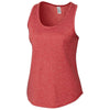 Clique Women's Cardinal Red Heather Charge Active Tank
