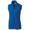 Clique Women's Royal Blue Summit Full Zip Microfleece Vest