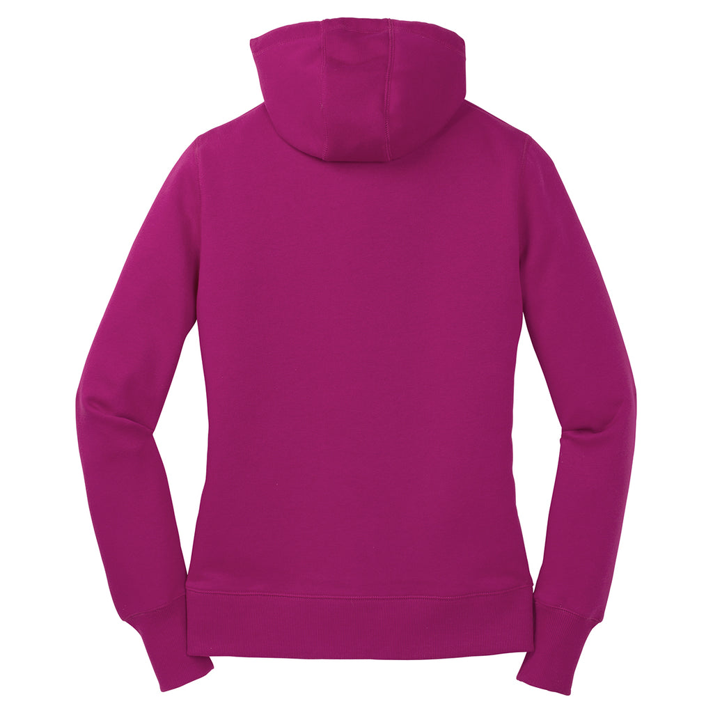Sport-Tek Women's Pink Rush Pullover Hooded Sweatshirt