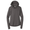 Sport-Tek Women's Iron Grey PosiCharge Competitor Hooded Pullover