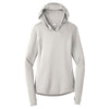 Sport-Tek Women's Silver PosiCharge Competitor Hooded Pullover
