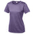 Sport-Tek Women's Purple Heather Contender Scoop Neck Tee