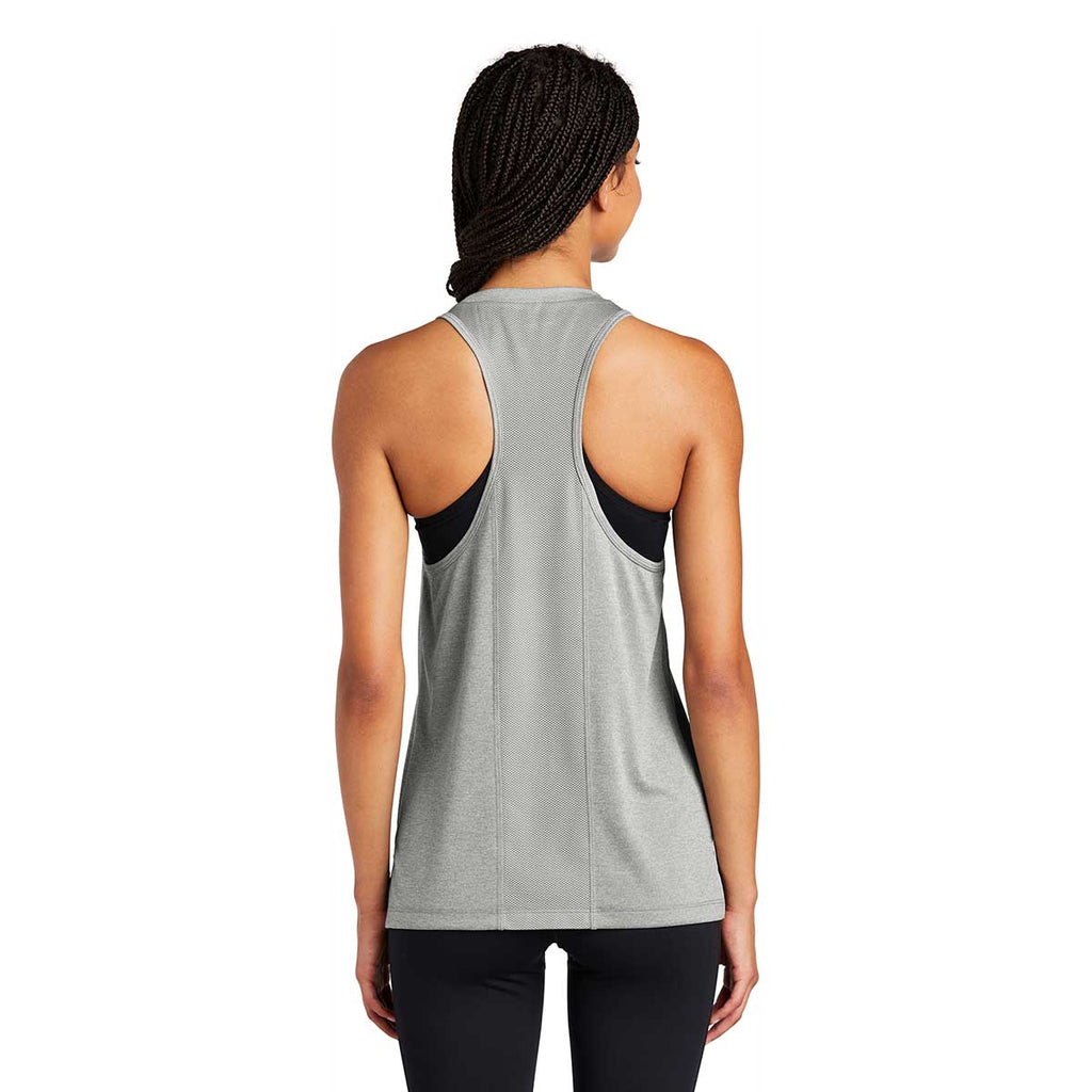 Sport-Tek Women's Light Grey Heather/Light Grey Endeavor Tank