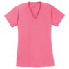 Sport-Tek Women's Bright Pink Ultimate Performance V-Neck