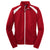 Sport-Tek Women's True Red/White Tricot Track Jacket