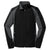 Sport-Tek Women's Black/Iron Grey Colorblock Soft Shell Jacket