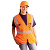 OccuNomix Women's Orange High Visibility Classic Mesh Standard Safety Vest