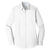 Port Authority Women's White Long Sleeve Carefree Poplin Shirt