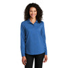 Port Authority Women's True Blue Long Sleeve Performance Staff Shirt