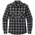 Port Authority Women's Grey/Black Buffalo Check Plaid Flannel Shirt