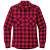 Port Authority Women's Red/Black Buffalo Check Plaid Flannel Shirt