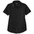 Port Authority Women's Deep Black Short Sleeve SuperPro React Twill Shirt
