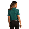 Port Authority Women's Marine Green Short Sleeve SuperPro React Twill Shirt