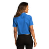 Port Authority Women's Strong Blue Short Sleeve SuperPro React Twill Shirt