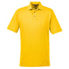 Harriton Men's Sunray Yellow 6 oz. Ringspun Cotton Pique Short-Sleeve Polo