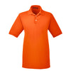 Harriton Men's Team Orange 5.6 oz. Easy Blend Polo