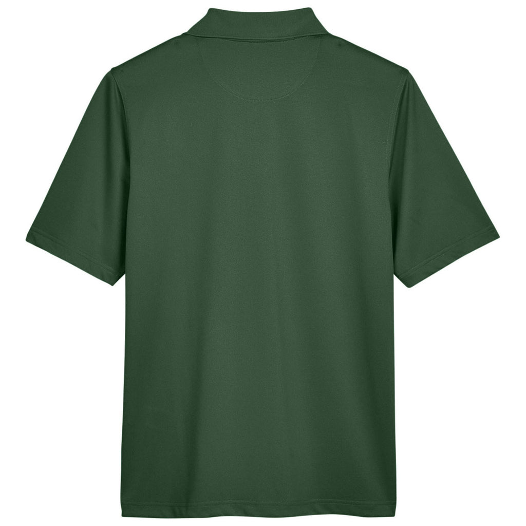 Harriton Men's Dark Green Advantage Snag Protection Plus Polo