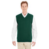 Harriton Men's Hunter Pilbloc V-Neck Sweater Vest