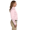 Harriton Women's Blush Easy Blend Long-Sleeve Twill Shirt with Stain-Release