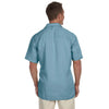 Harriton Men's Cloud Blue Bahama Cord Camp Shirt