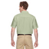 Harriton Men's Green Mist Key West Short-Sleeve Performance Staff Shirt
