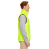 Harriton Men's Safety Yellow 8 oz. Fleece Vest