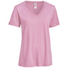 Expert Women's Pale Pink American Moca V-Neck Tee