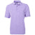Cutter & Buck Men's College Purple Virtue Eco Pique Botanical Print Recycled Polo