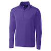 Cutter & Buck Men's College Purple DryTec Pennant Sport Half-Zip