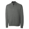 Cutter & Buck Men's Charcoal Broadview Half Zip Sweater
