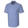 Cutter & Buck Men's French Blue Short Sleeve Epic Easy Care Stretch Oxford Shirt
