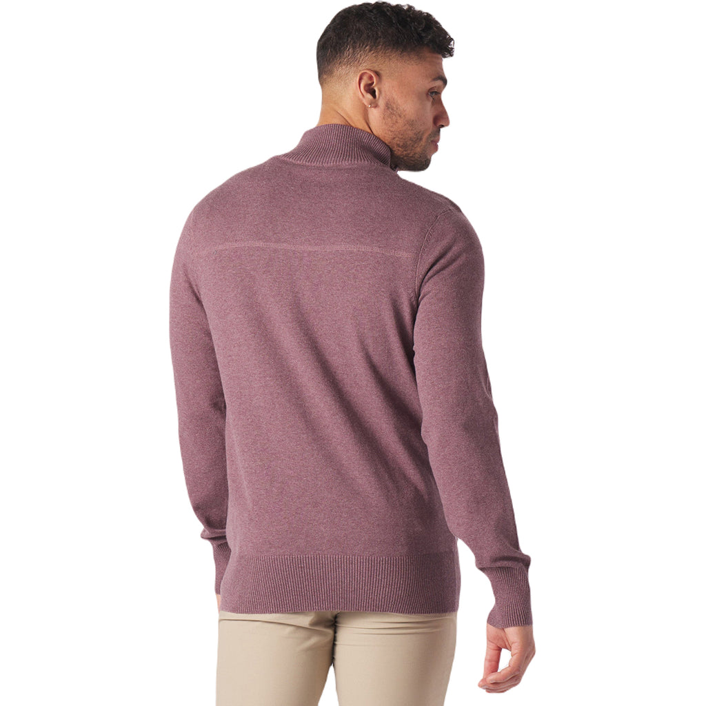 Glyder Men's Berry Wine Ace 1/4 Zip