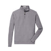 Peter Millar Men's Iron Tri-Blend Melange Fleece Quarter-Zip