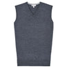 Peter Millar Men's Charcoal Crown Soft V-Neck Vest