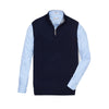 Peter Millar Men's Navy Crown Soft Quarter-Zip Vest