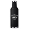 Primeline Black 25 oz. Alsace Vacuum Insulated Wine Bottle