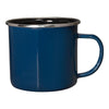 Jetline Blue 16.9 oz Iron & Stainless Steel Log Cabin Mug
