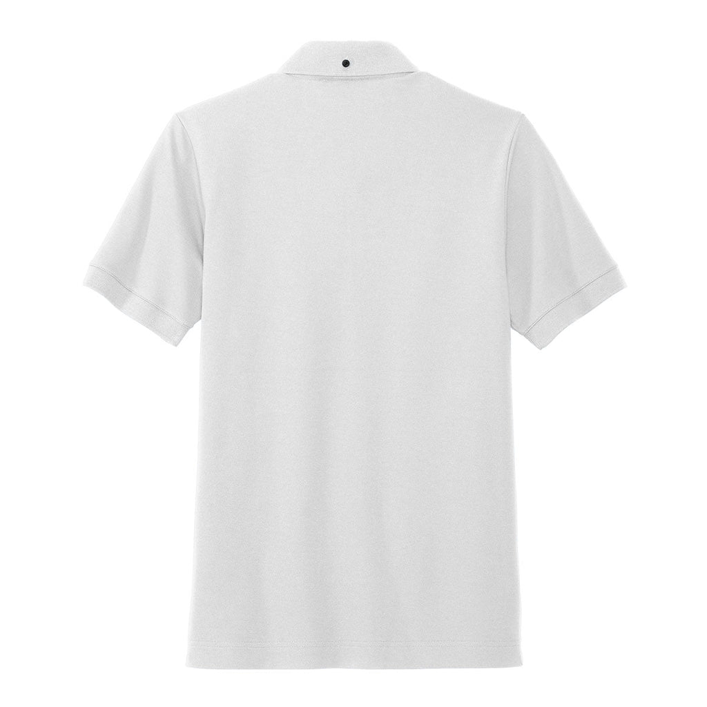 Mercer+Mettle Men's White Stretch Heavyweight Pique Polo