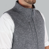 Rally Zusa Men's Grey Heather Midtown Fleece Vest