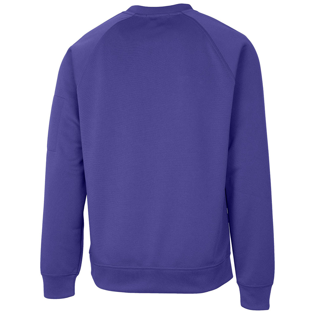 Clique Unisex Royal Purple Lift Eco Performance Crewneck Sweatshirt