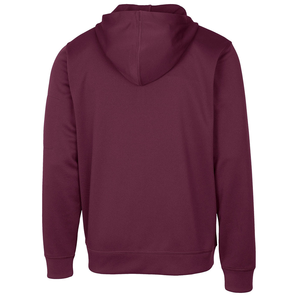 Clique Men's Burgundy Lift Performance Hoodie Sweatshirt