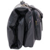 Mercury Luggage Black Faux Leather Tri-Fold Garment Bag