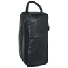 Mercury Luggage Black Faux Leather Shoe Bag