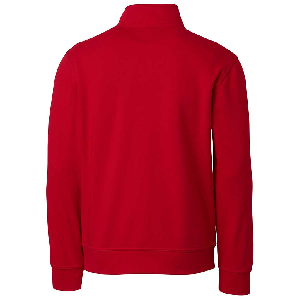 Clique Unisex Red MainStage Half Zip