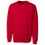 Clique Unisex Deep Red Basics Fleece Crew