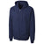 Clique Unisex Navy Basics Fleece Full Zip Hoodie