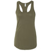 Next Level Women's Military Green Ideal Racerback Tank