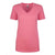 Next Level Women's Hot Pink Ideal V-Neck Tee