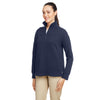 Nautica Women's Nautica Navy Anchor Quarter-Zip Pullover