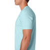 Next Level Men's Ice Blue Premium Fitted CVC Crew Tee